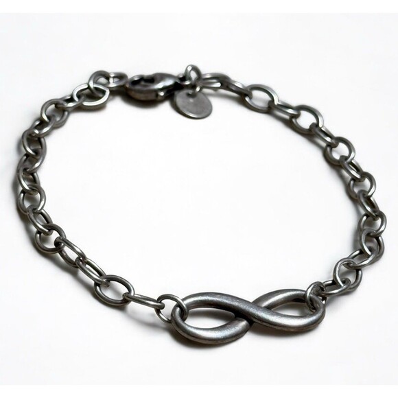Tiffany & Co. Sterling Size 7.25” Inches Infinity Bracelet - Picture 1 of 4